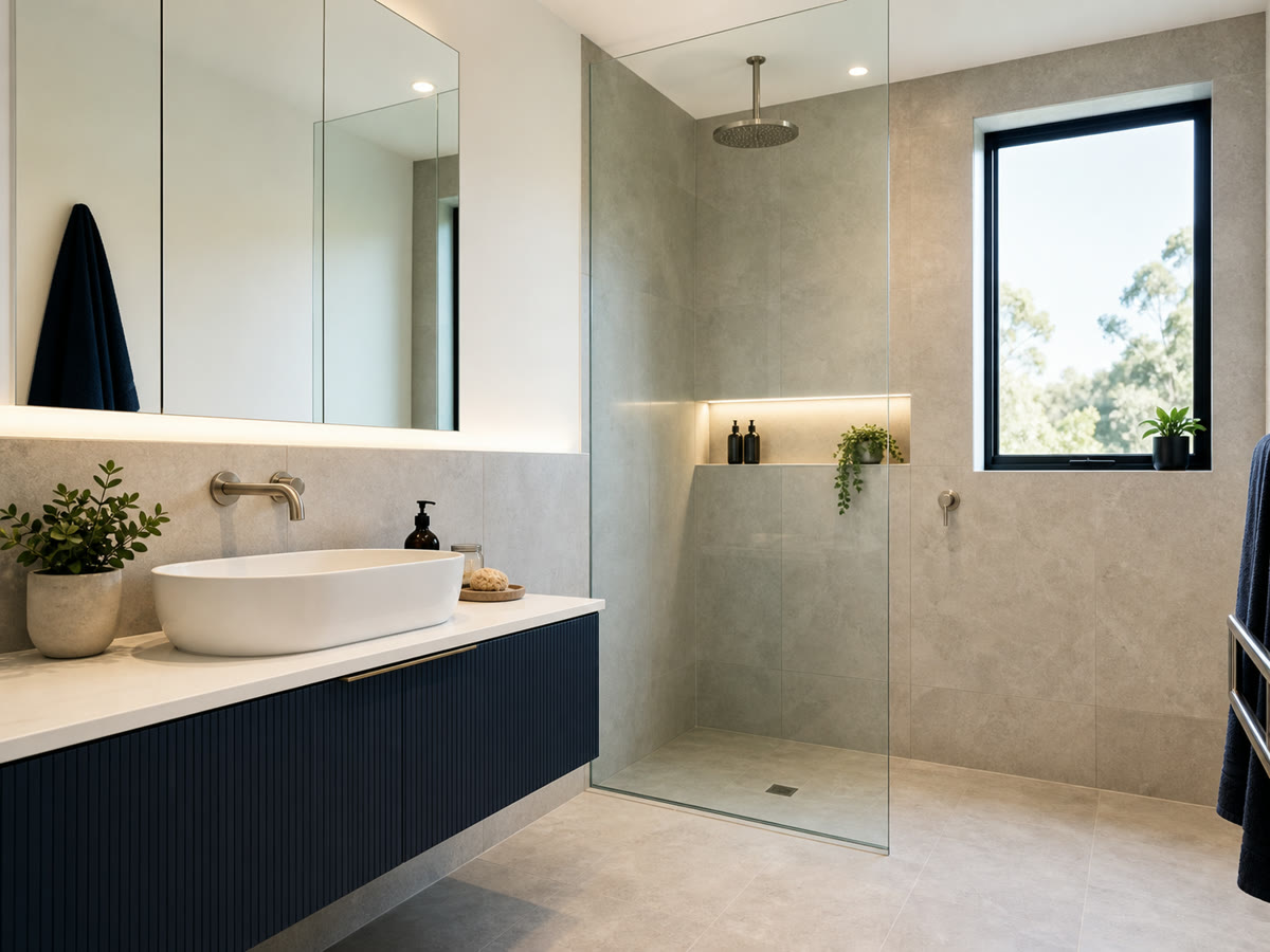 Bathroom plumbing renovation Ballarat